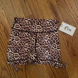 Zyia Active Leopard Brilliant Hustle Shorts